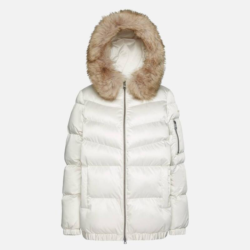 Chaqueta Mujer Geox W Zosma Mid Jkt Blanco