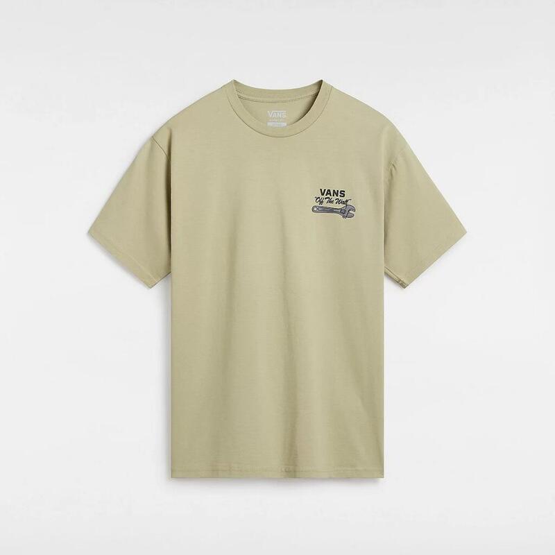 Camisetas Hombre Vans Wrenched Ss Verde