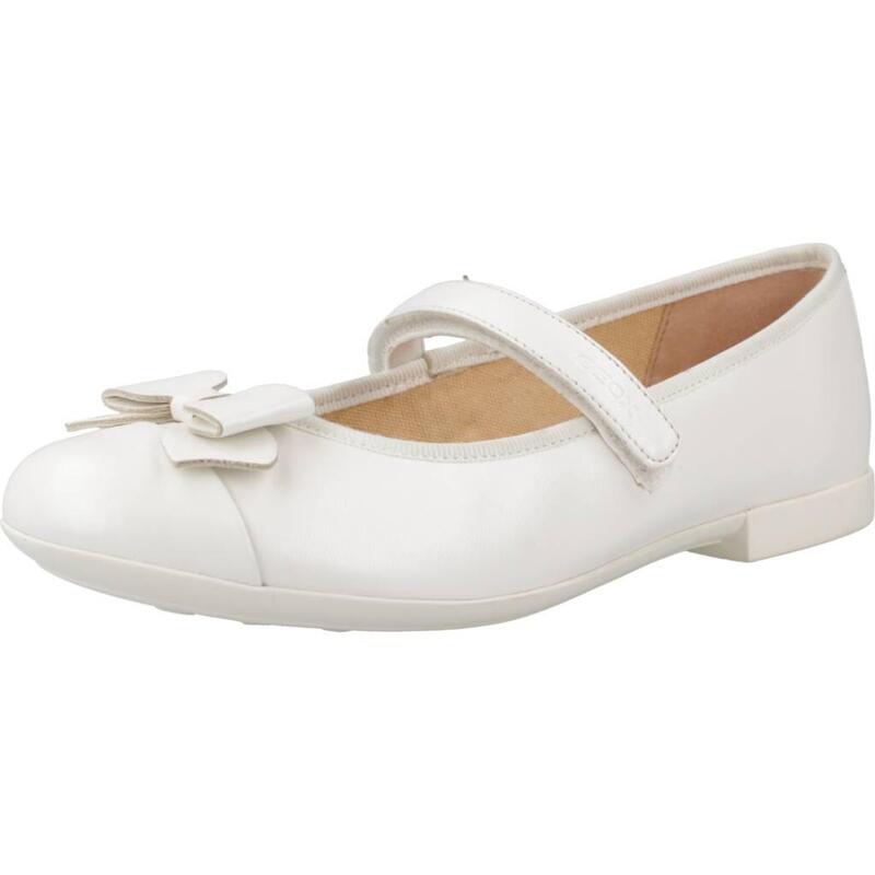 Geox Fille Jr Pliè B Chaussures Noires - Cuir Verni Respirantes Taille 35 EU