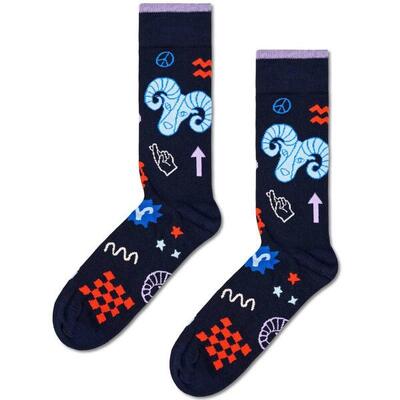 Sokken happy socks aries blauw
