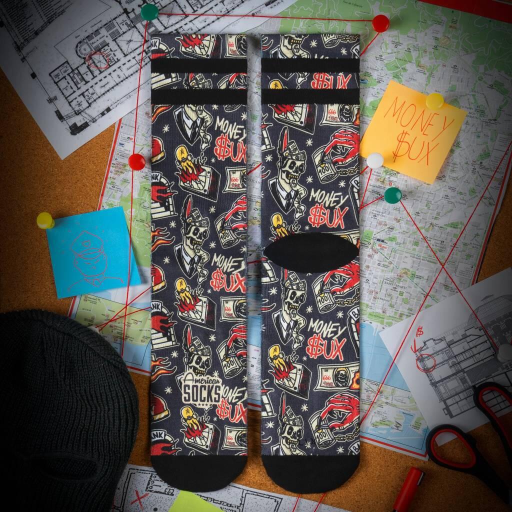 Calcetines Hombre American Socks Money Sucks 4/6