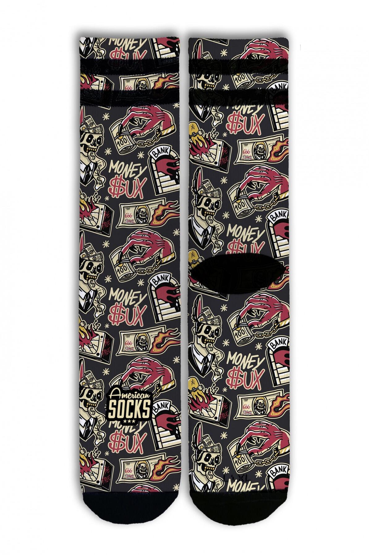 Calcetines Hombre American Socks Money Sucks 5/6