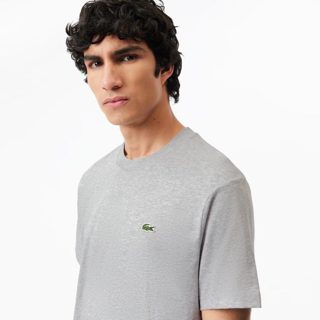 T-shirt Lacoste Modèle Th7318 Tee-shirt Couleur Gris 4/5