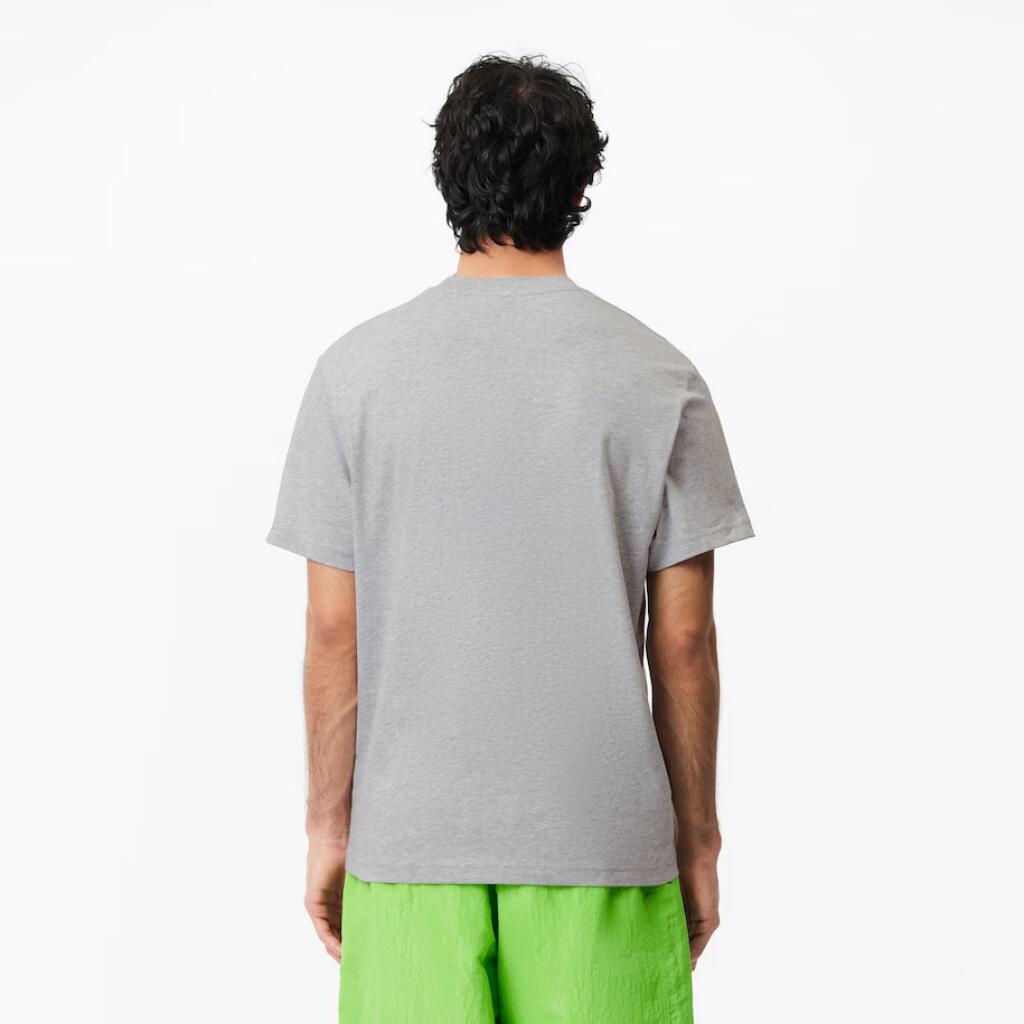 T-shirt Lacoste Modèle Th7318 Tee-shirt Couleur Gris 3/5