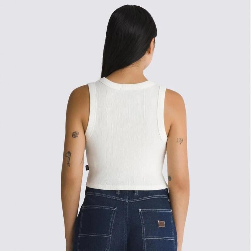 Camisetas Mujer Vans Drew Rib Tank Blanco