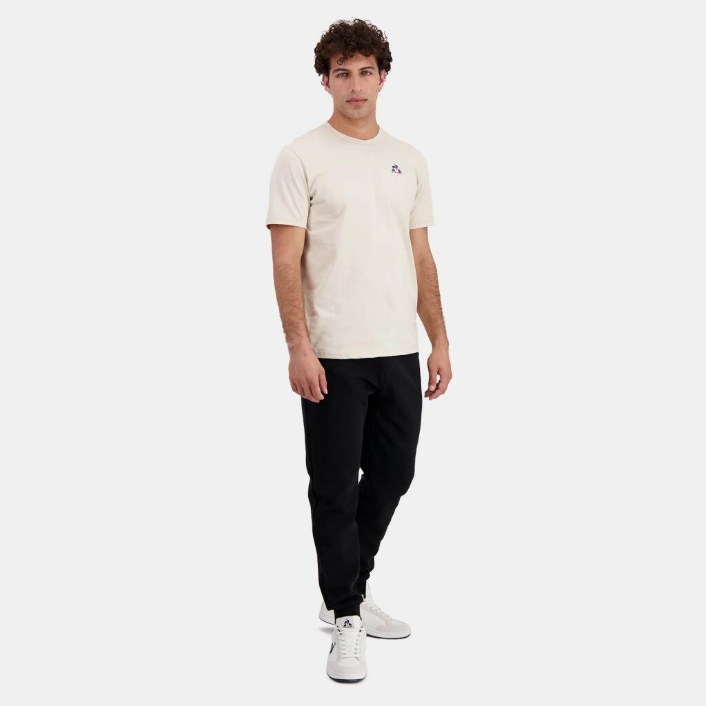 T-shirt Le Coq Sportif Modèle Ess Te Ss N Couleur Beige 5/5