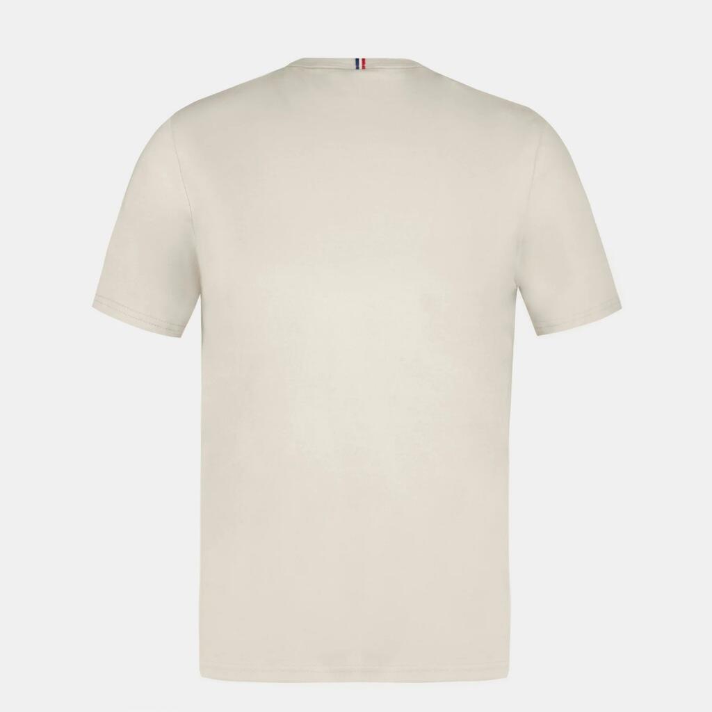 T-shirt Le Coq Sportif Modèle Ess Te Ss N Couleur Beige 4/5