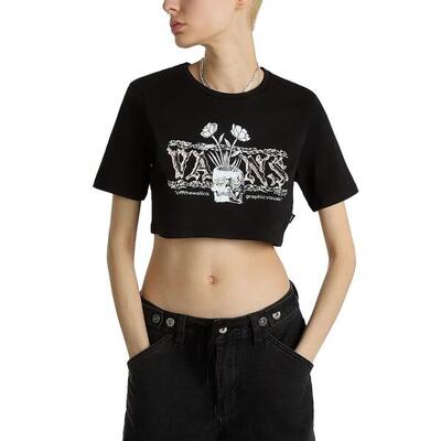 Camisetas Mujer Vans Growing Ideas Crew Cro Negro