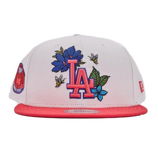 Cappello New Era Modello Mlb Floral 9fifty Losdod Colore Bianco