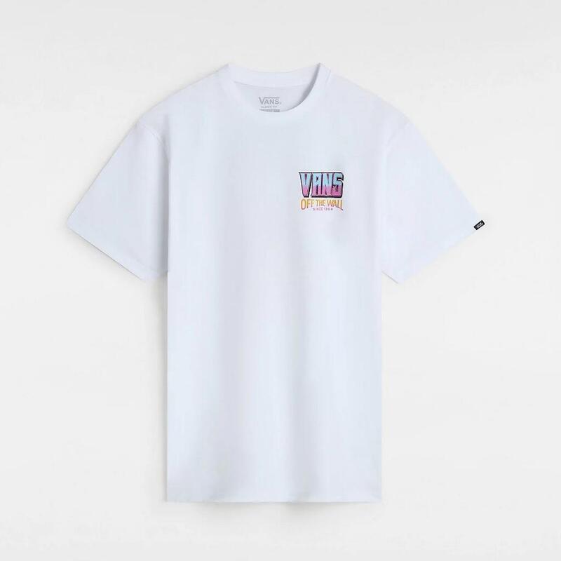 Camisetas Hombre Vans Palm Cheers Classic Ss Blanco