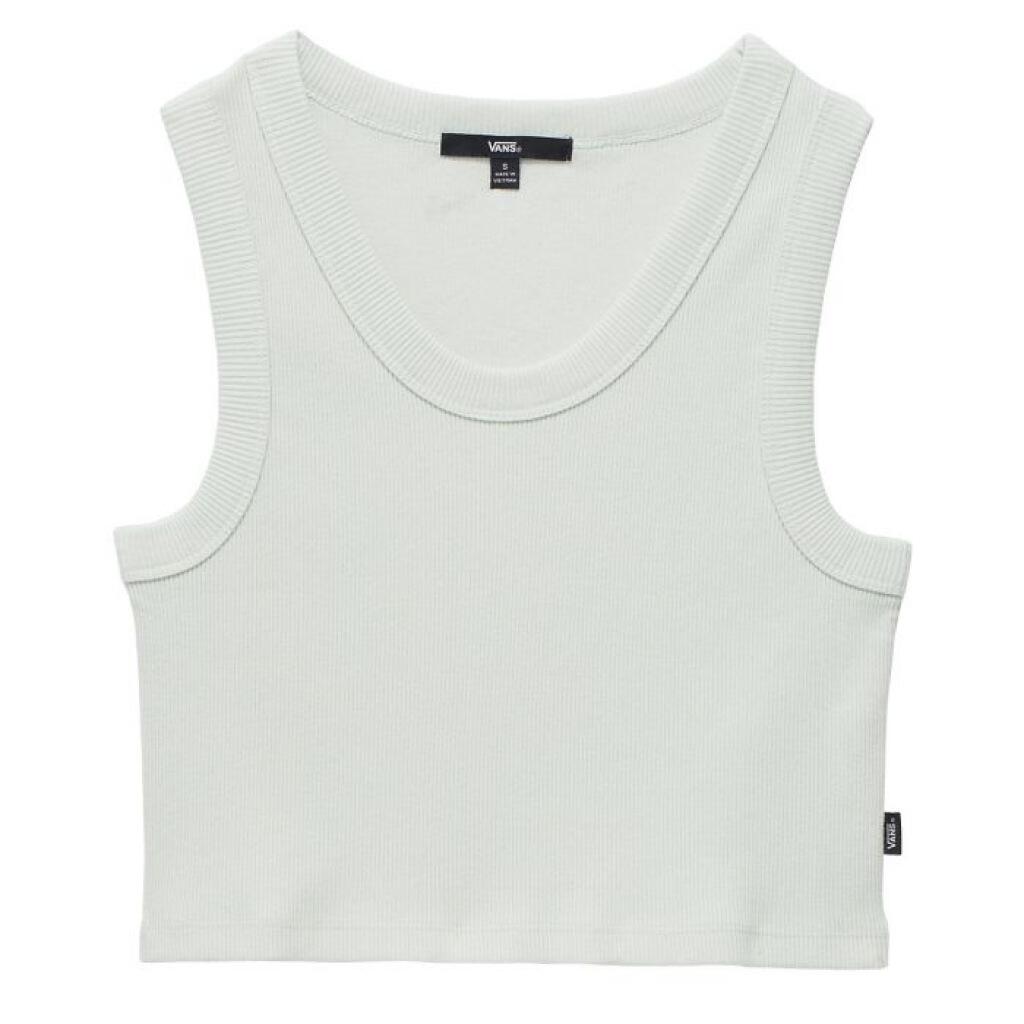Camisetas Mujer Vans Drew Rib Tank Verde 2/5