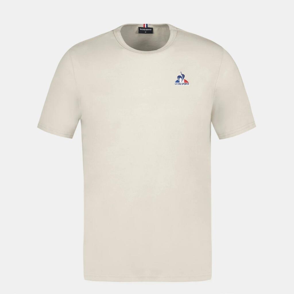 T-shirt Le Coq Sportif Modèle Ess Te Ss N Couleur Beige 2/5