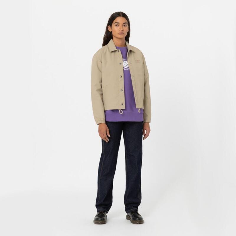 Chaqueta Mujer Dickies Oakport Cropped Coach Beis