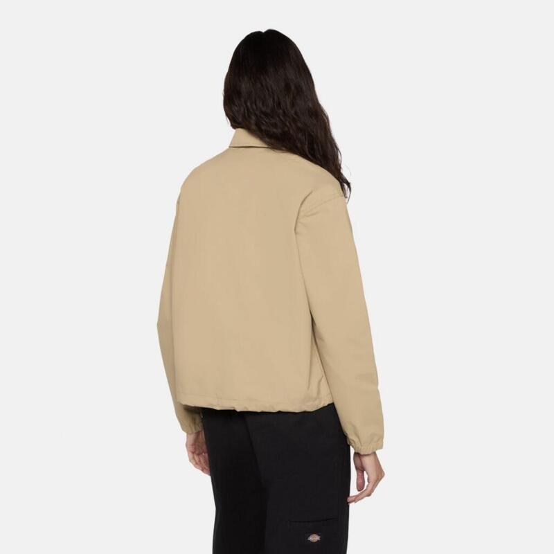 Chaqueta Mujer Dickies Oakport Cropped Coach Beis