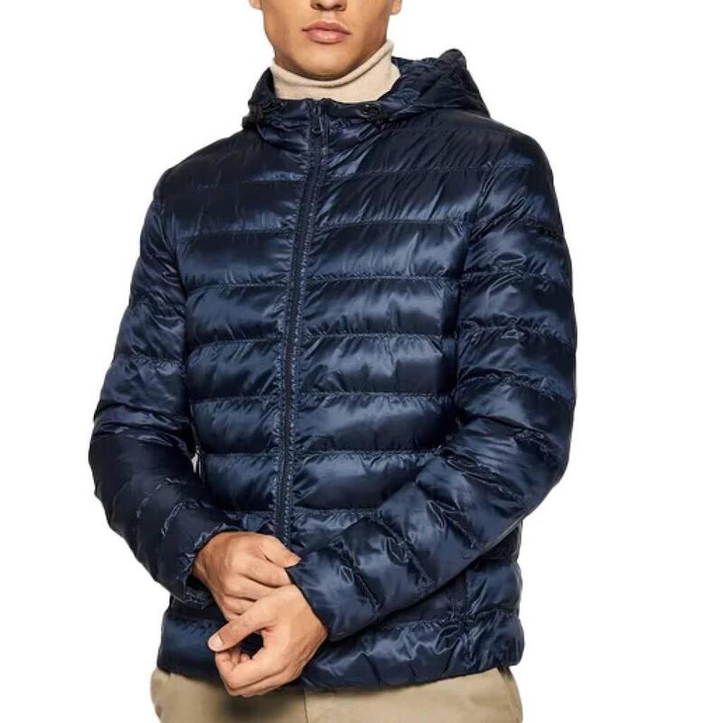 Cazadoras Hombre Geox M Dennie Hood_jkt Azul