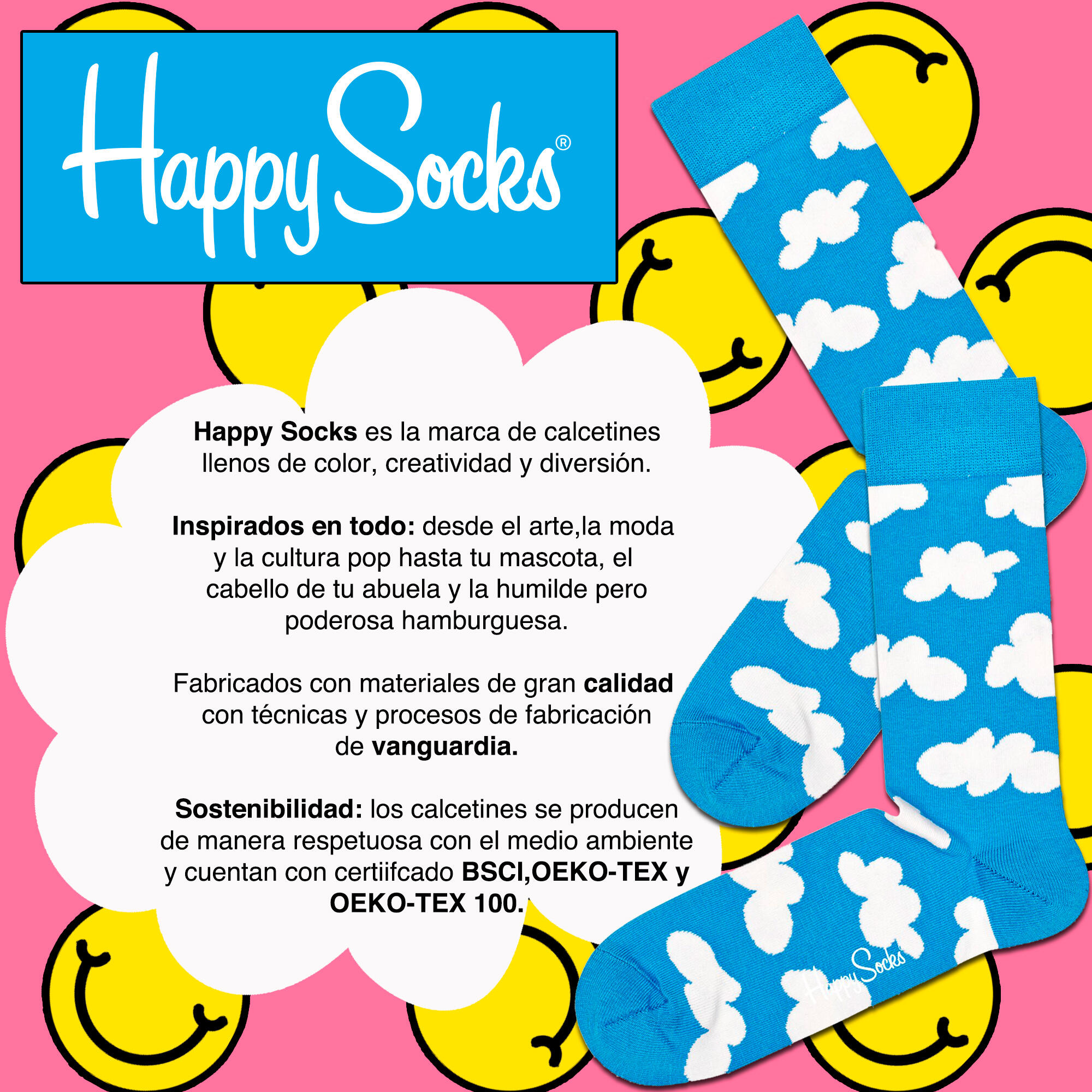 Meias Happy Socks Modelo Blocked Fields Cor Multicolorido 2/5