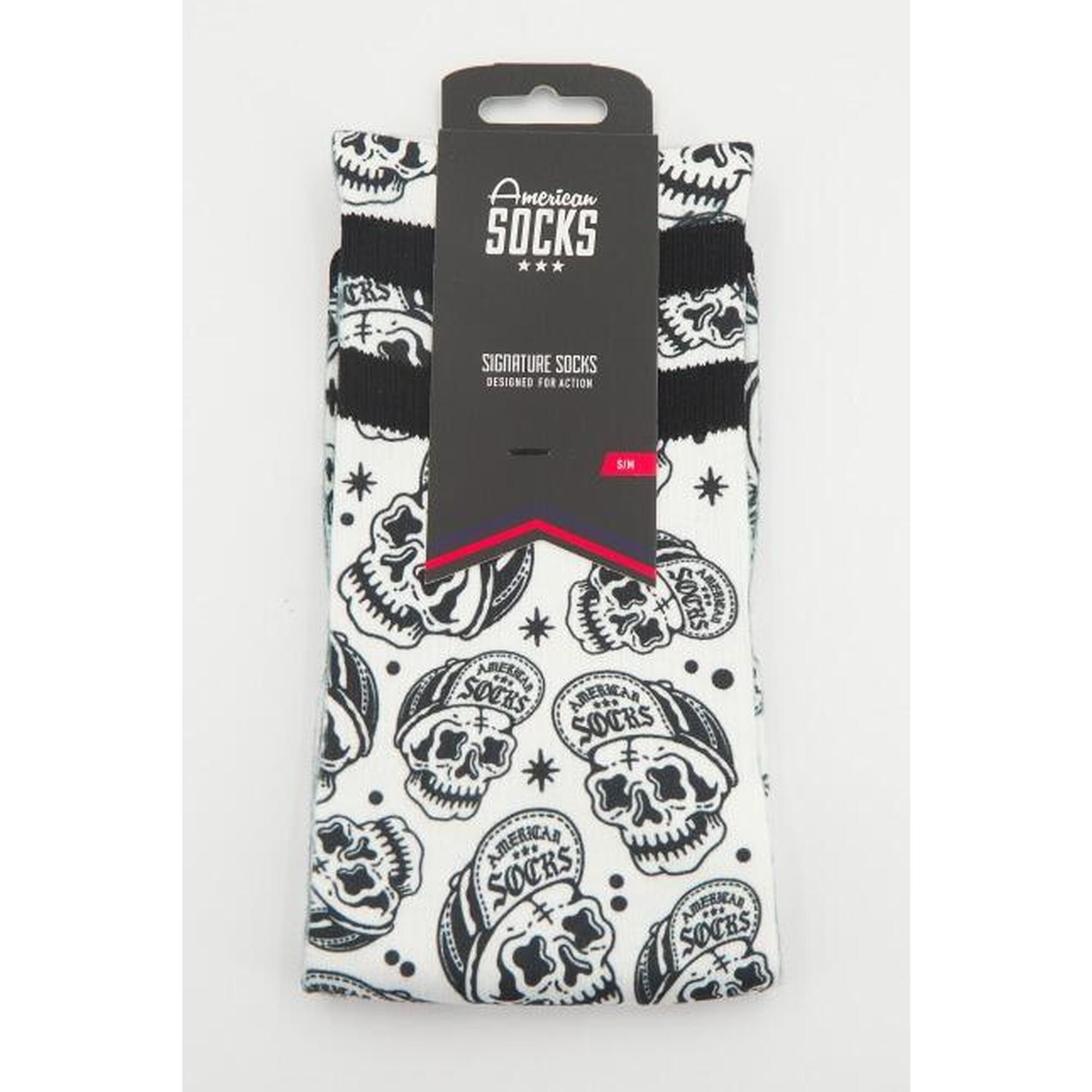 Calcetines Hombre American Socks Skater Skull Multicolor