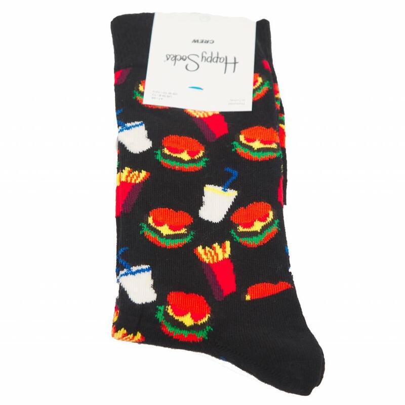 Calcetines Hombre Happy Socks Hamburger Multicolor