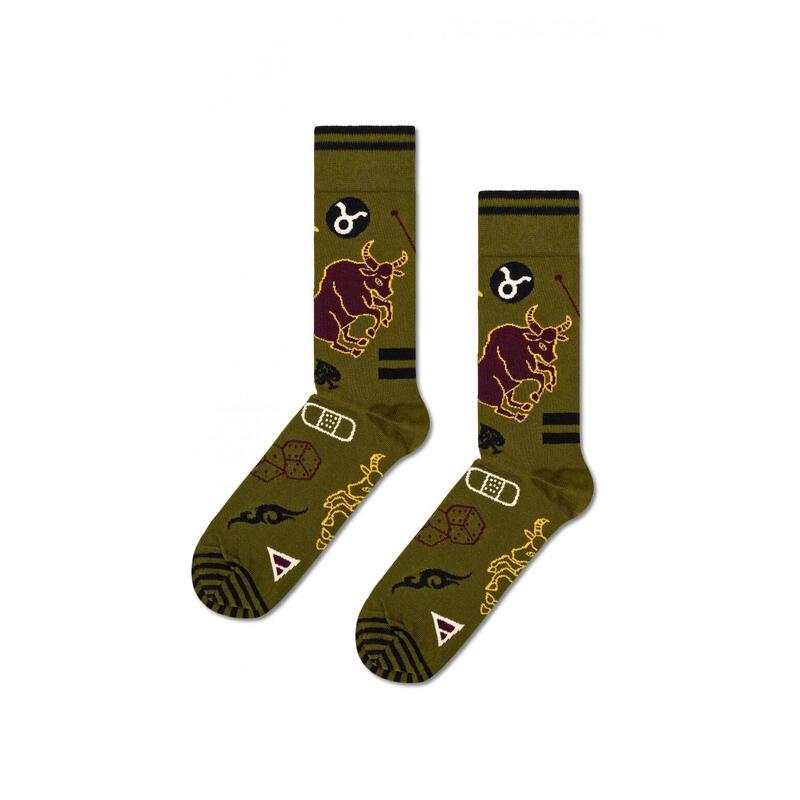 Calcetines Hombre Happy Socks Taurus Sock Verde