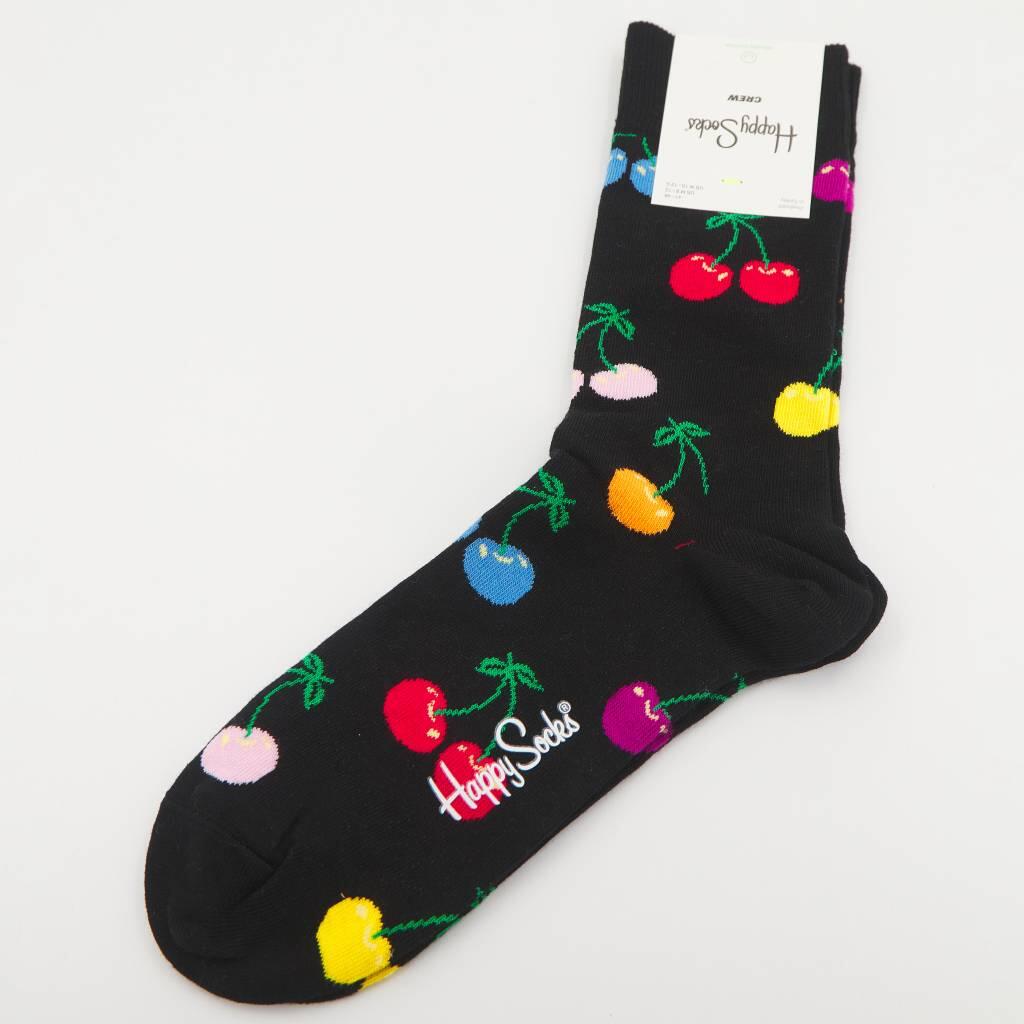 Meias para homem Meias Happy Socks Cherry Black 3/5