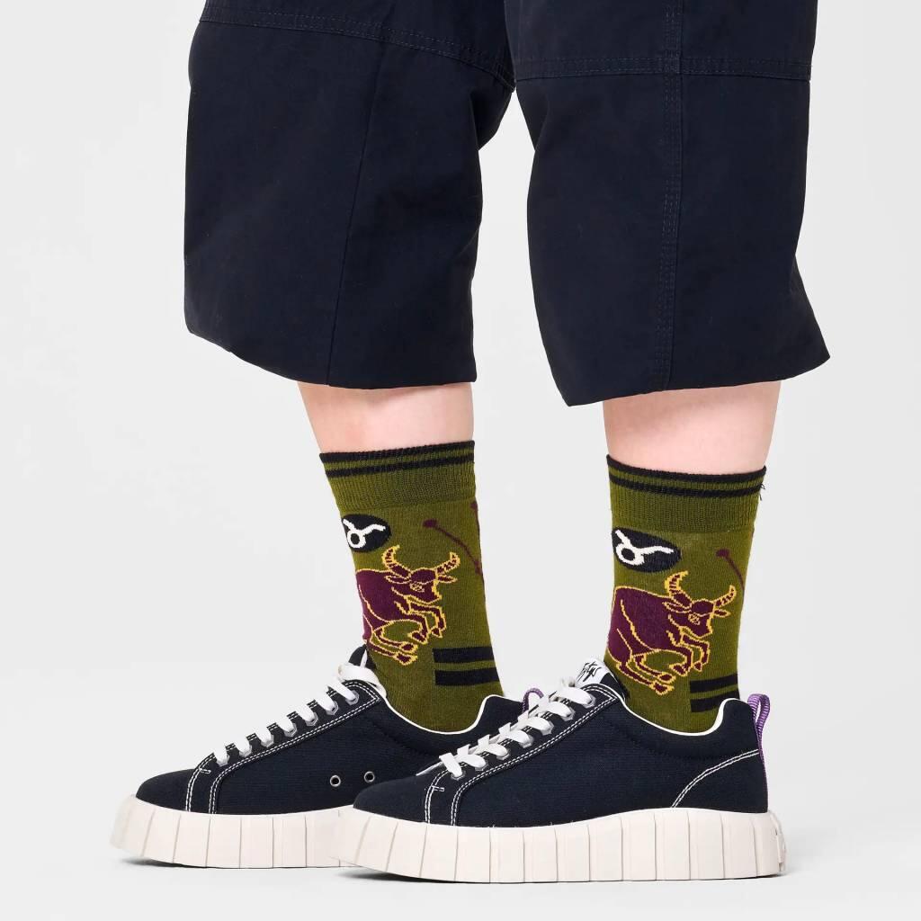 Calcetines Hombre Happy Socks Taurus Sock Verde 3/5