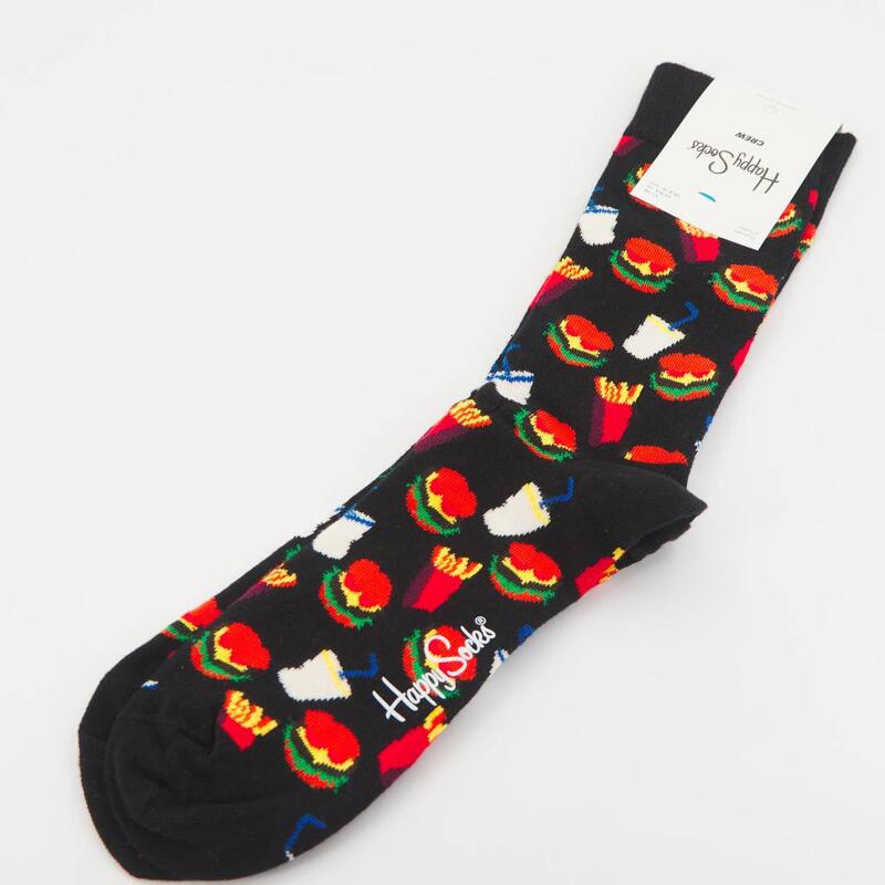 Calcetines Hombre Happy Socks Hamburger Multicolor