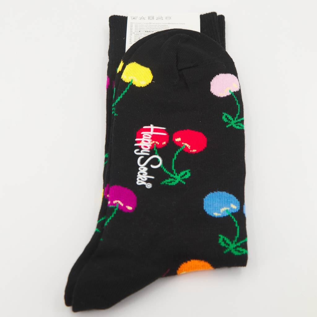 Meias para homem Meias Happy Socks Cherry Black 2/5