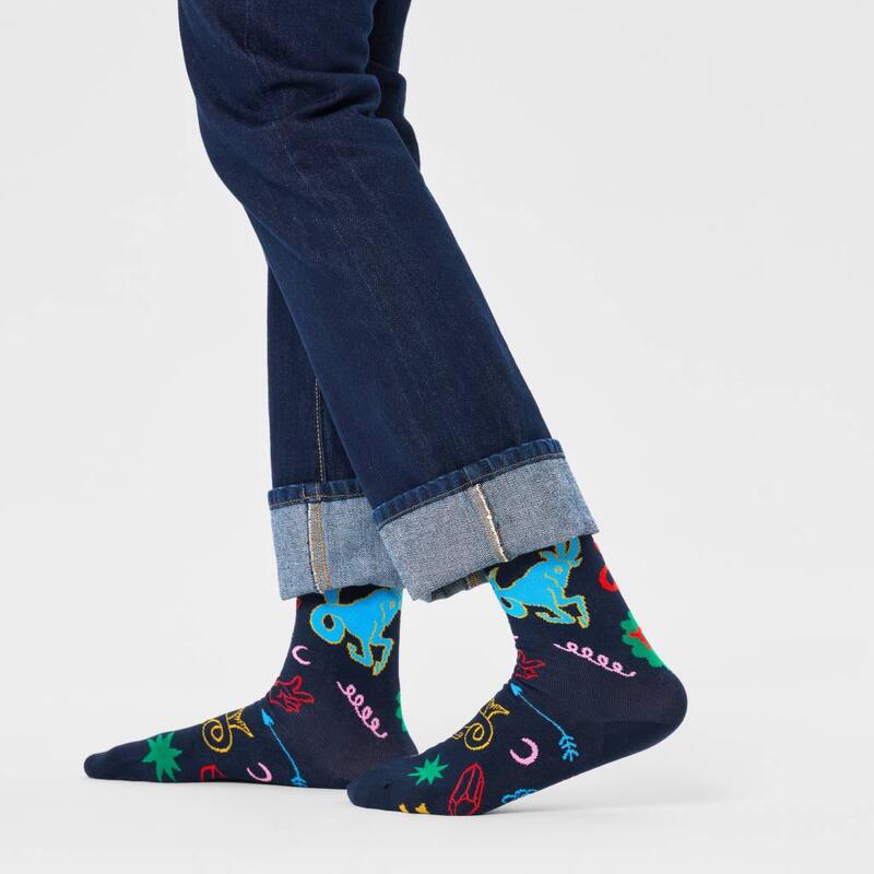 Calcetines Hombre Happy Socks Capricorn Sock Azul