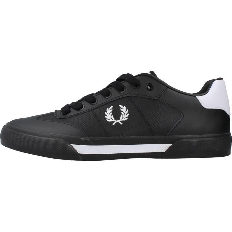 Informales Hombre Fred Perry Clay Pique Negro