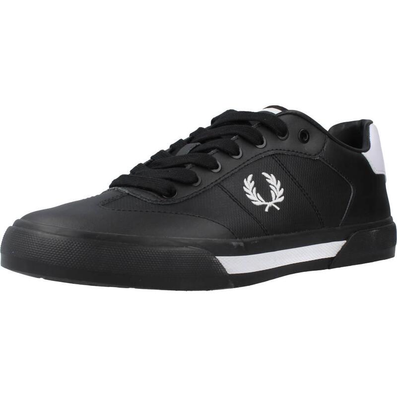 Informales Hombre Fred Perry Clay Pique Negro