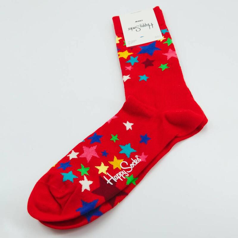 Calcetines Hombre Happy Socks Stars Rojo