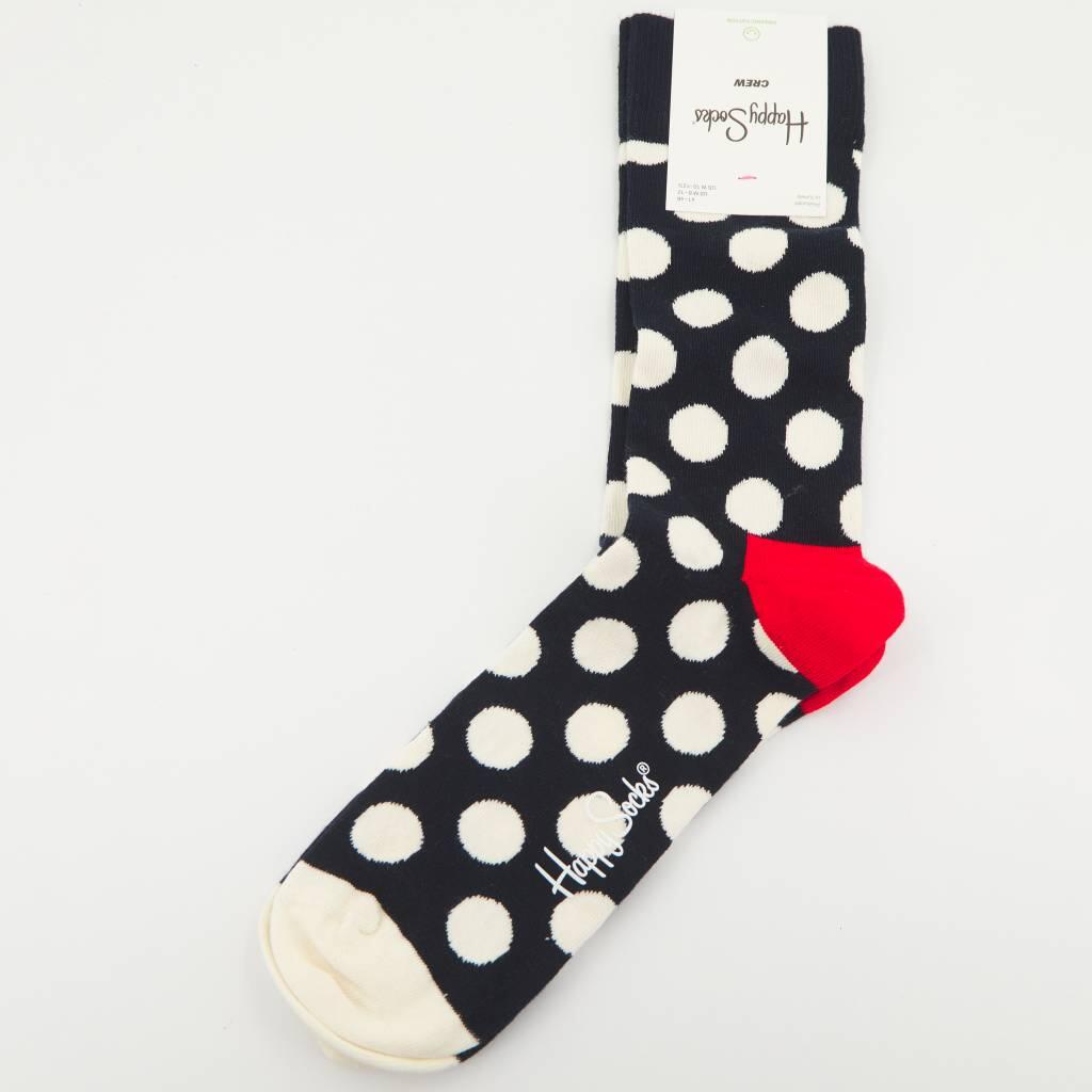 Meias Happy Socks Modelo Big Dot Cor Azul 3/5