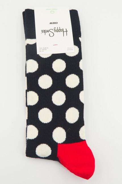 Meias Happy Socks Modelo Big Dot Cor Azul 5/5