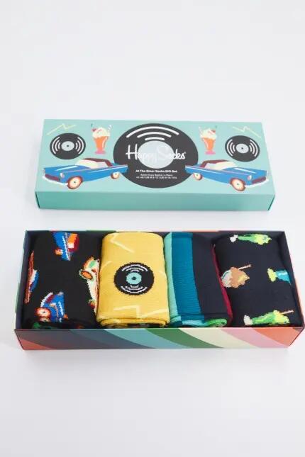 Meias Happy Socks Modelo Pack At The Diner Sock Cor Multicolorido 5/5
