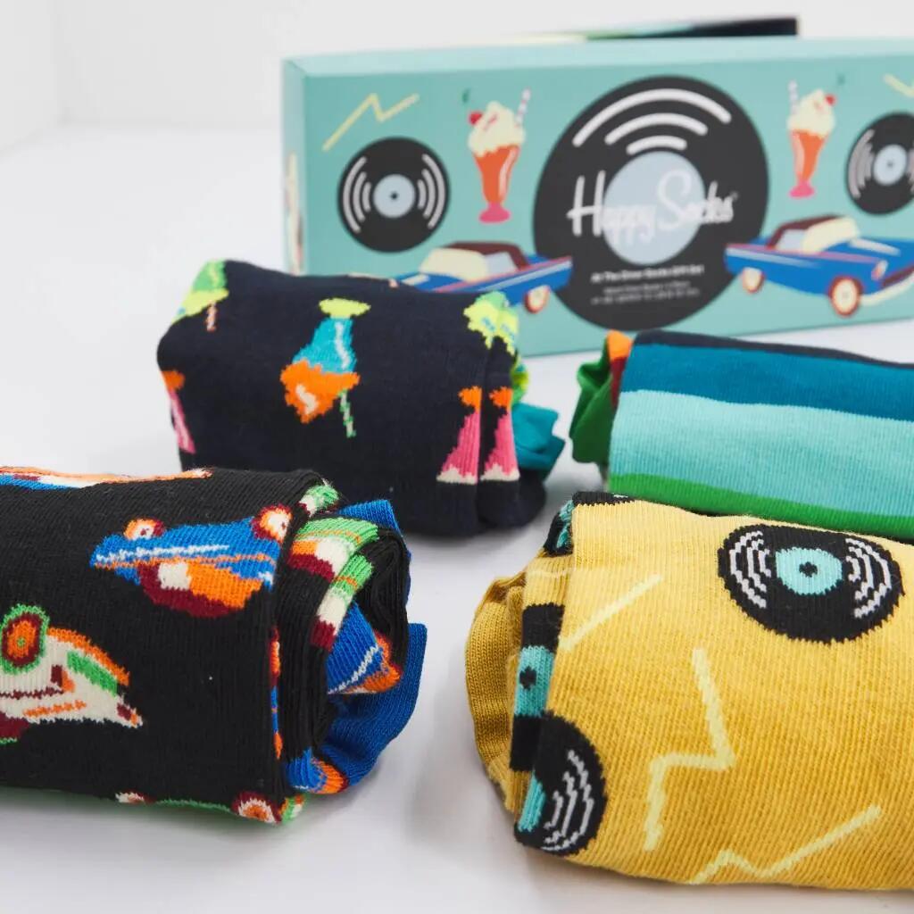 Meias Happy Socks Modelo Pack At The Diner Sock Cor Multicolorido 4/5
