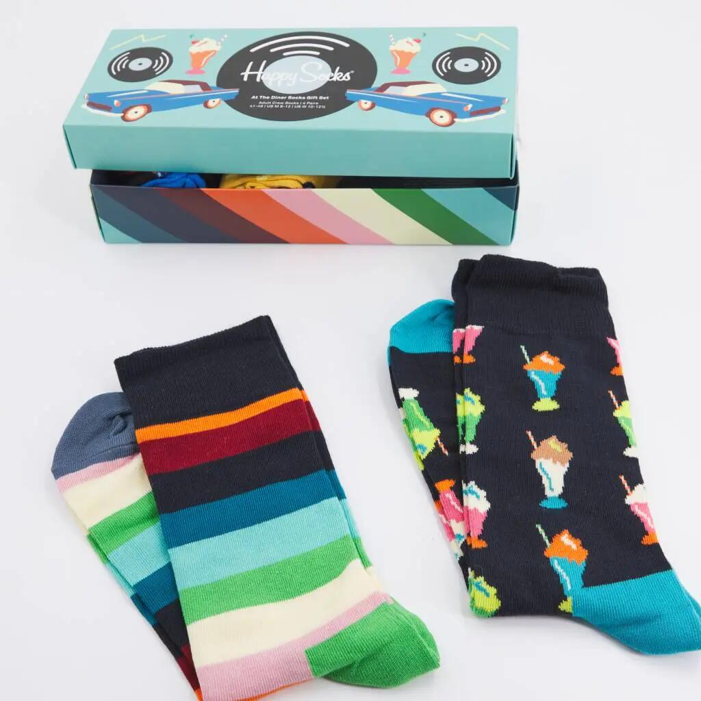 Meias Happy Socks Modelo Pack At The Diner Sock Cor Multicolorido 3/5