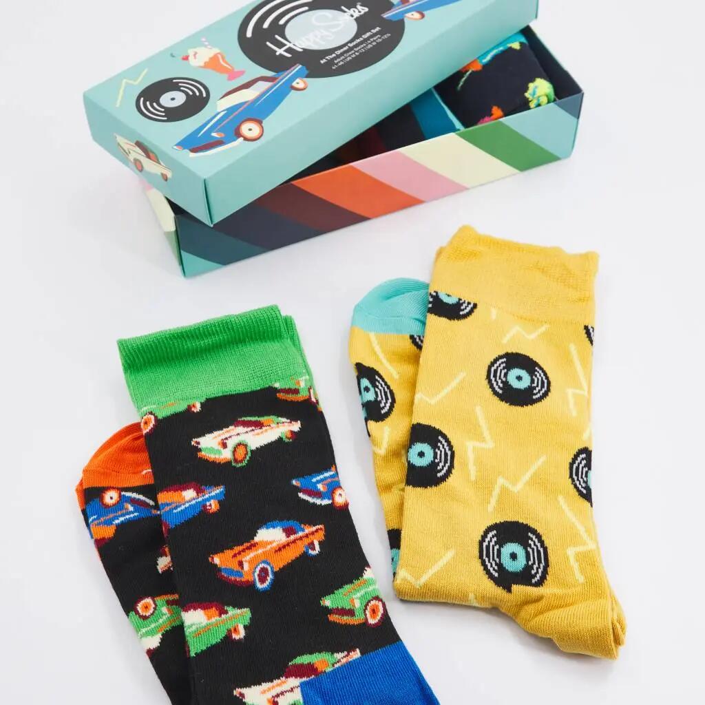 Meias Happy Socks Modelo Pack At The Diner Sock Cor Multicolorido 2/5