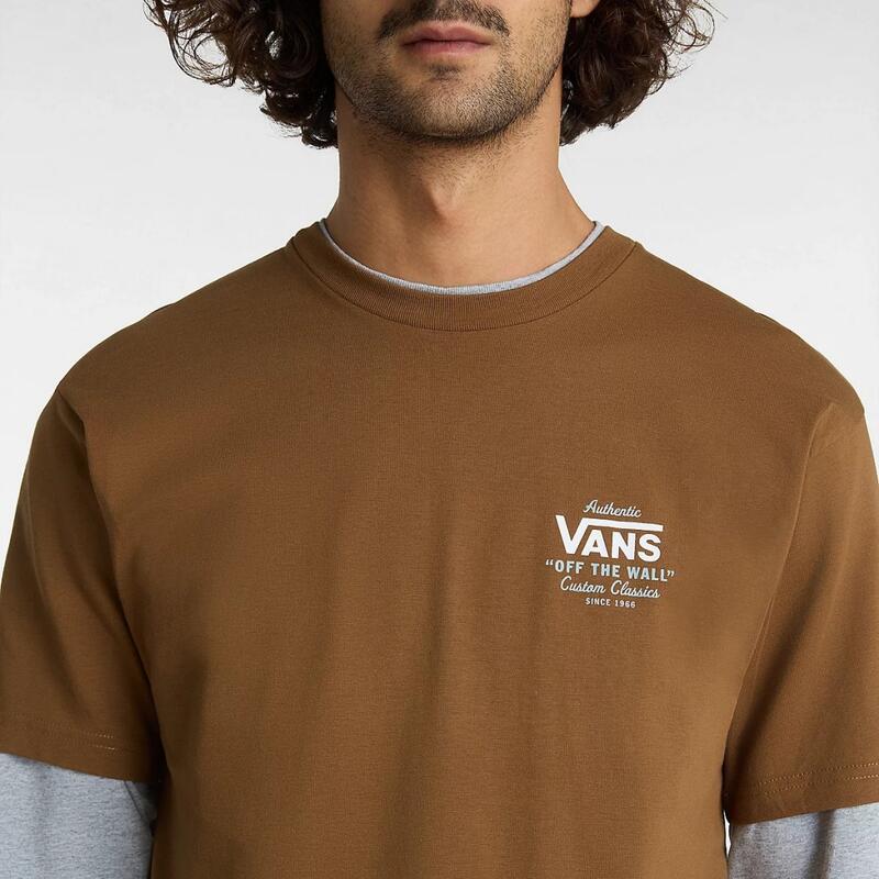 Camisetas Hombre Vans Mn Holder St Classic Marron