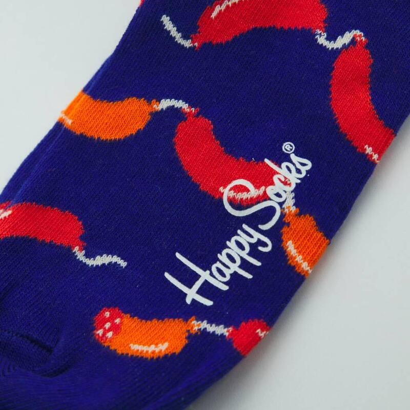 Calcetines Hombre Happy Socks Sausage Azul