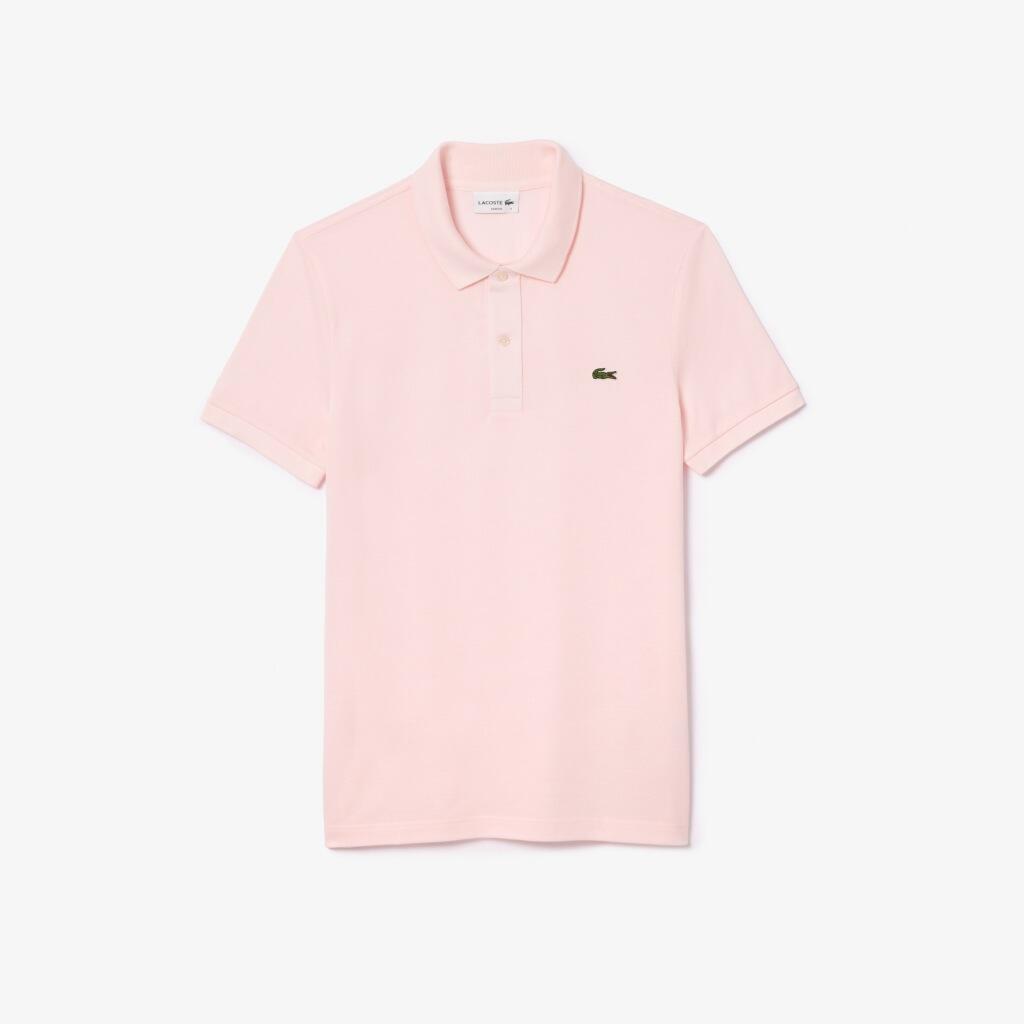Polos Hombre Lacoste L1212 Short Sleeved Ribbed Collar S Rosa 2/7