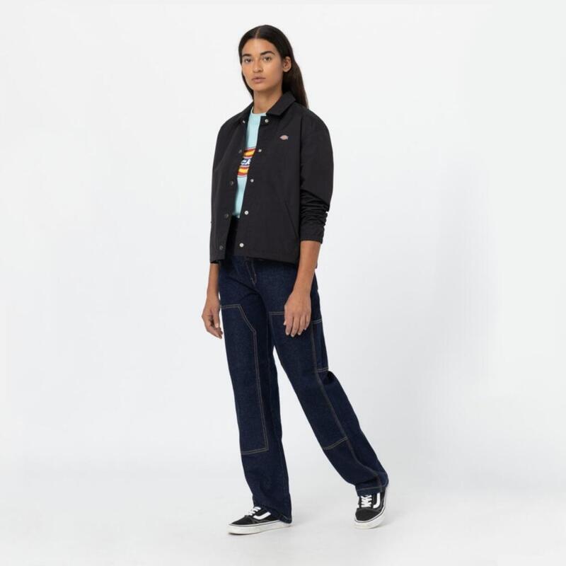 Chaqueta Mujer Dickies Oakport Cropped Coach Negro