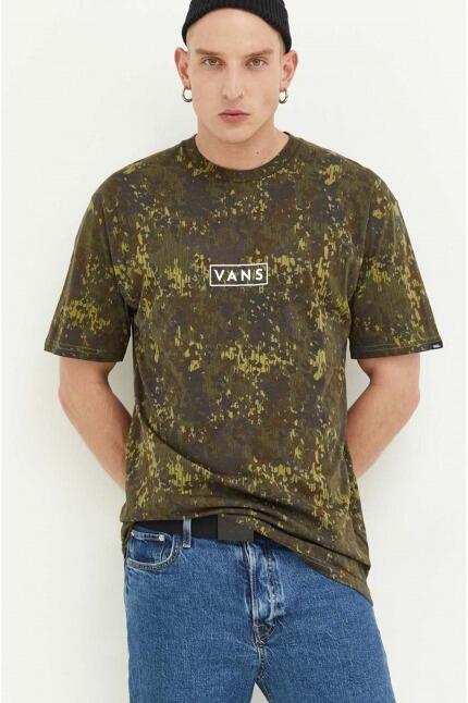 T-shirt Vans Modèle Classic Easy Box Couleur Vert 5/5