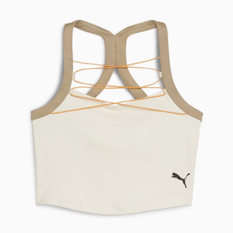 Camisetas Mujer Puma Dare To Cro Top Beis