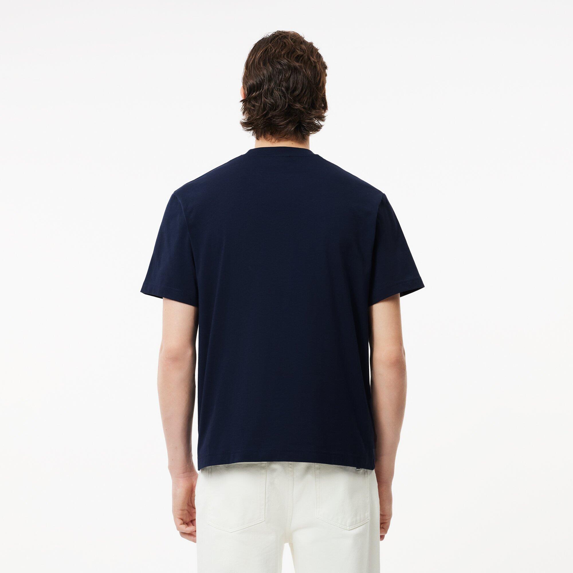 T-shirt Lacoste Modèle Th7318 Tee-shirt Couleur Bleu 2/5