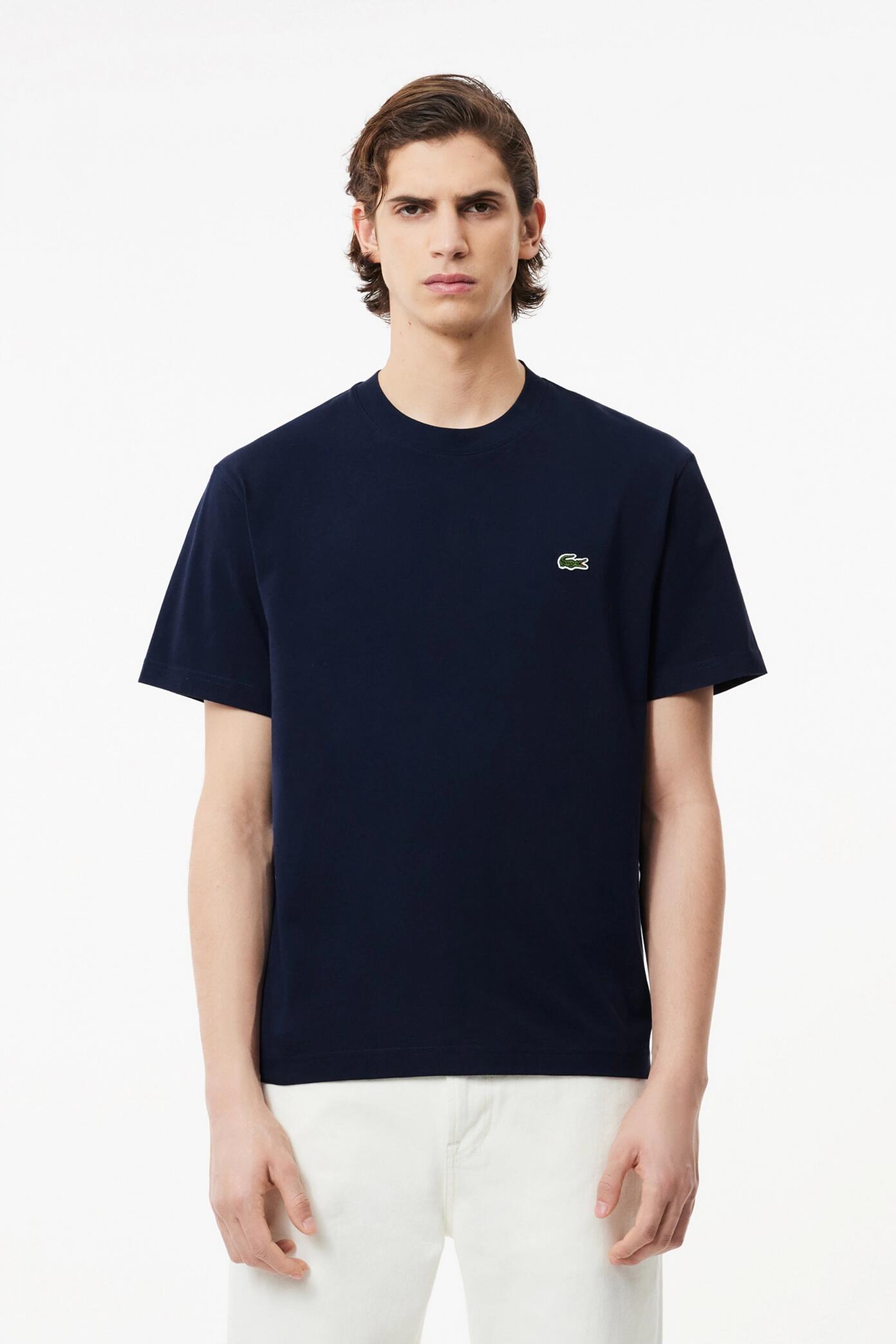 T-shirt Lacoste Model Th7318 Tee-shirt Kleur Blauw 5/5