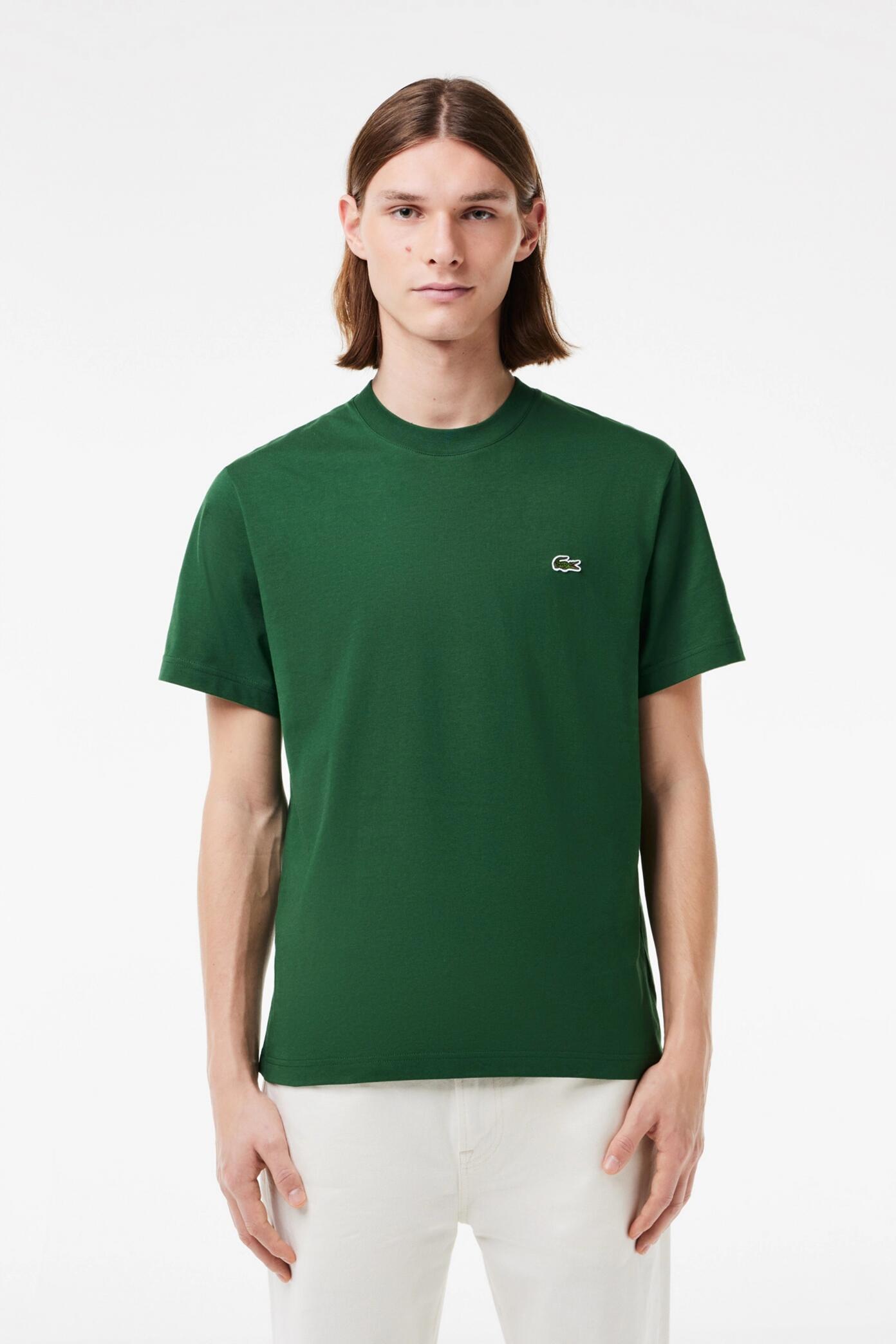 T-shirt Lacoste Modèle Th7318 Tee-shirt Couleur Vert 5/5