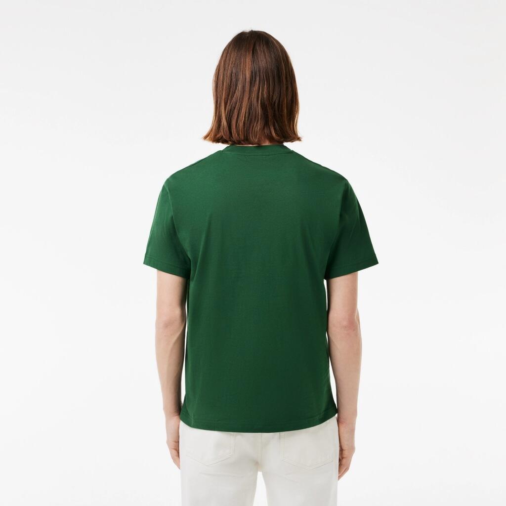 T-shirt Lacoste Modèle Th7318 Tee-shirt Couleur Vert 3/5