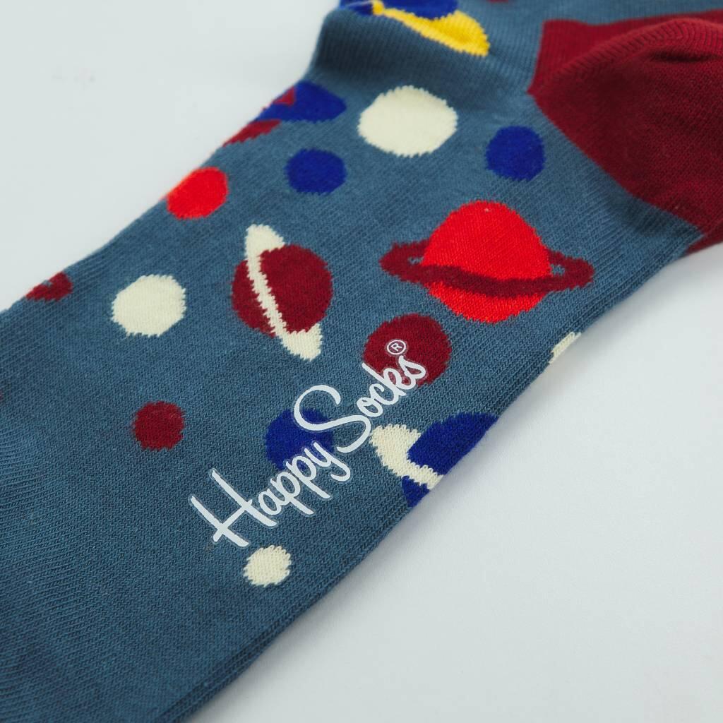 Meias Happy Socks Modelo The Milky Way Cor Azul 3/5