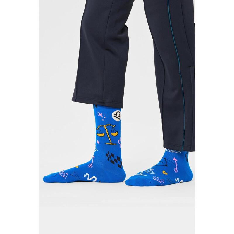 Calcetines Hombre Happy Socks Libra Sock Azul