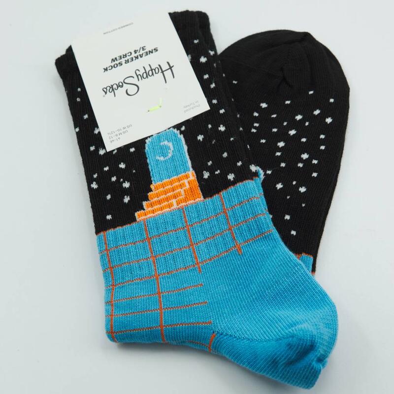 Calcetines Hombre Happy Socks Future Unknown Negro